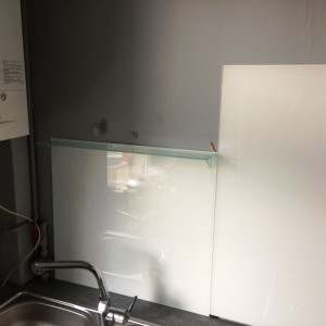 Szkło lakierowane - hartowane w kuchni